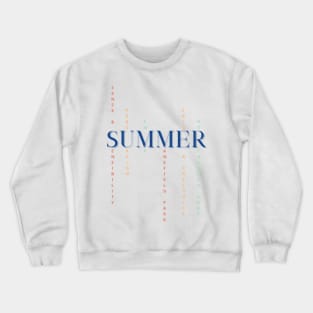 SUMMER - Jane Austen novels design Crewneck Sweatshirt